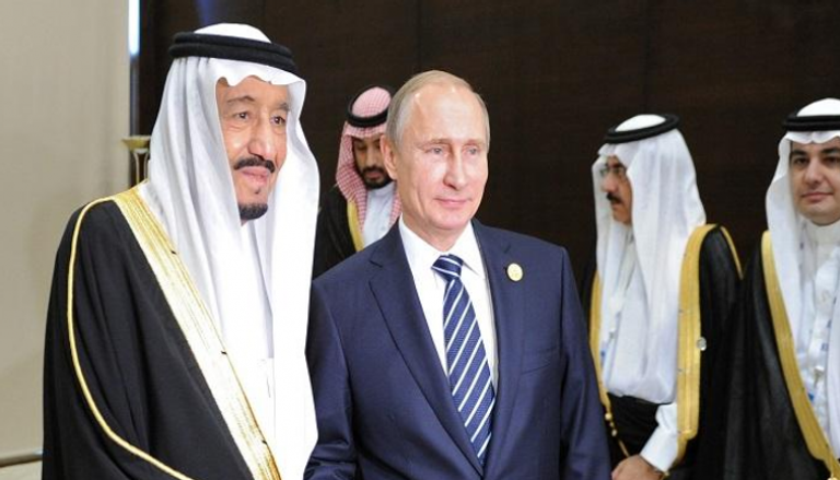 الملك سلمان بن عبدالعزيز آل سعود وفلاديمير بوتين- أرشيفية