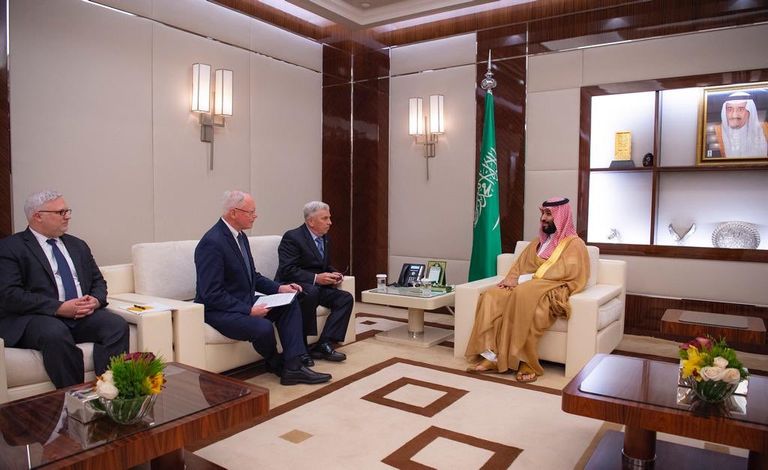 ولي العهد السعودي ومبعوث الرئيس الأمريكي للشأن السوري