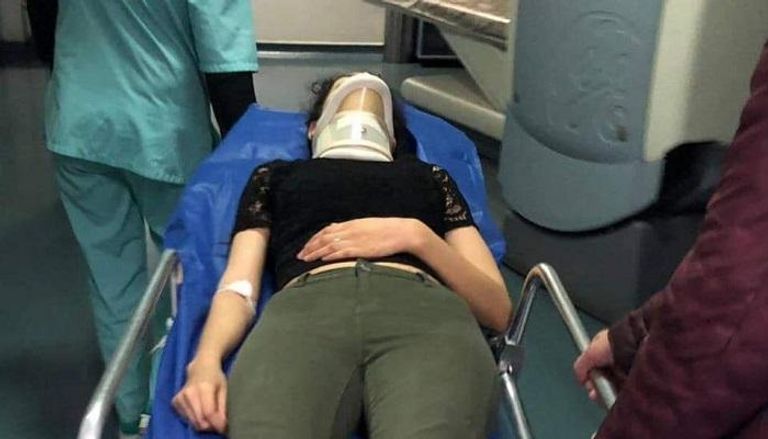 ابنة شقيق زكي مبارك القتيل الفلسطيني بتركيا بعد تعرضها لاعتداء