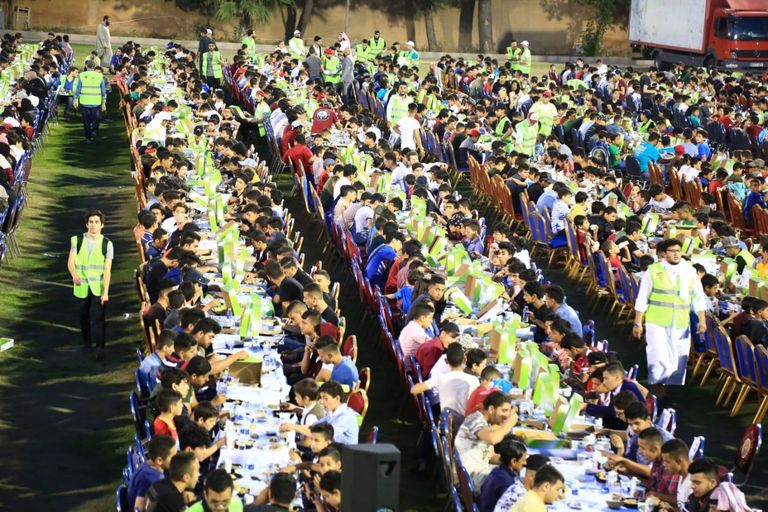 جانب من فعاليات الإفطار