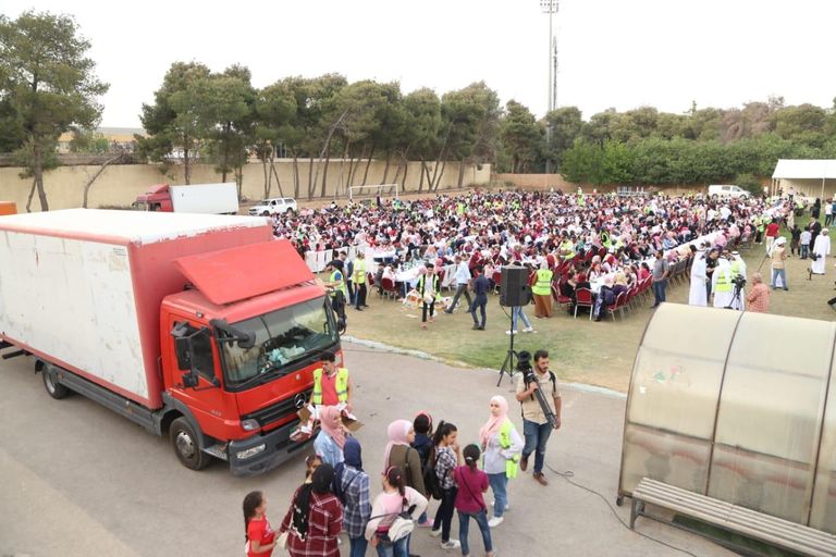 جانب من فعاليات الإفطار