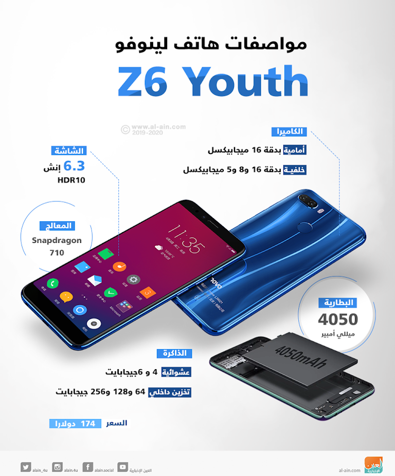 هاتف Lenovo Z6 Youth من لينوفو