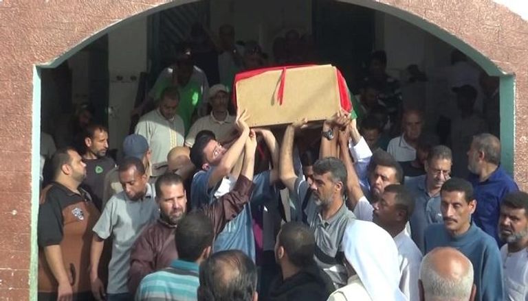 تشييع جثمان الفلسطيني المقتول في تركيا زكي مبارك حسن