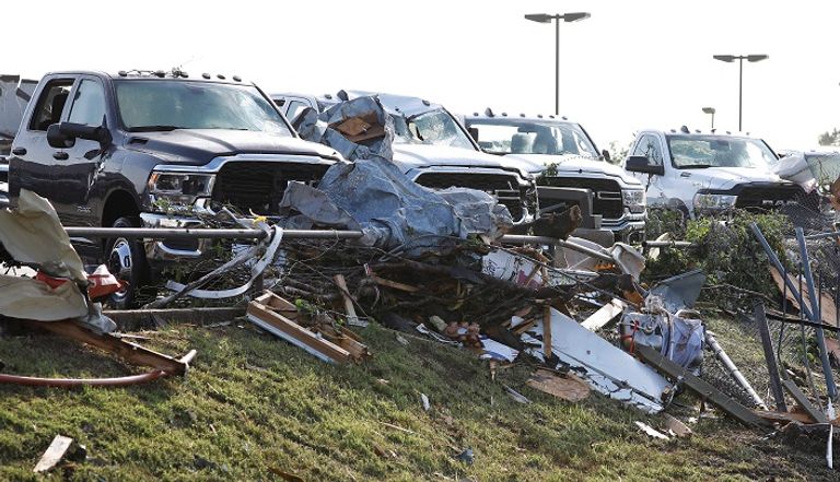 إعصار يجتاح ولاية أوكلاهوما الأمريكية