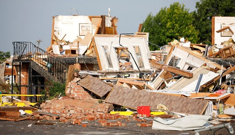 إعصار يجتاح ولاية أوكلاهوما الأمريكية