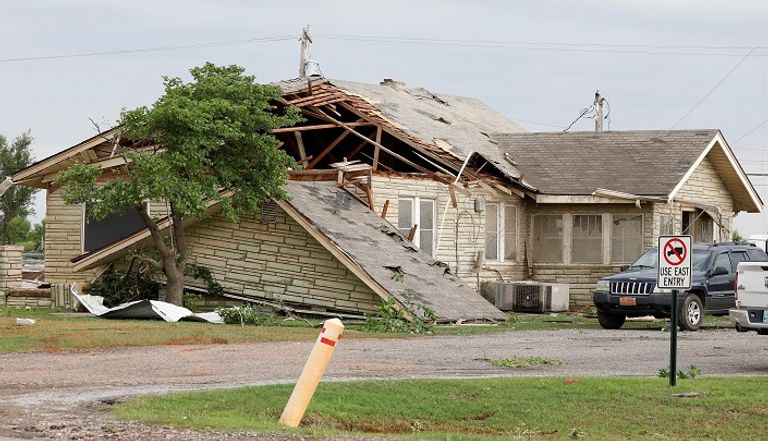 إعصار يجتاح ولاية أوكلاهوما الأمريكية
