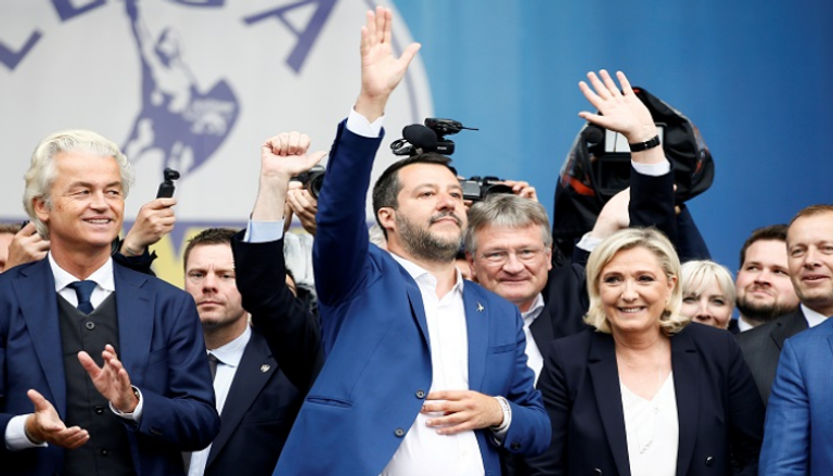 قادة اليمين المتطرف في فرنسا وإيطاليا وهولندا