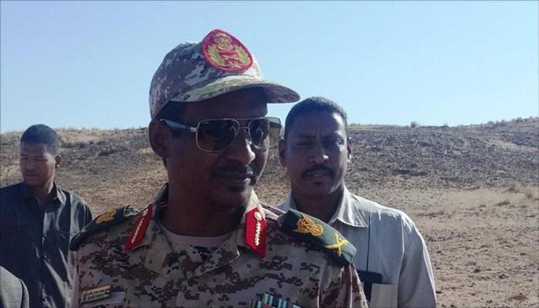 الفريق أول محمد حمدان دقلو نائب رئيس المجلس العسكري الانتقالي السوداني