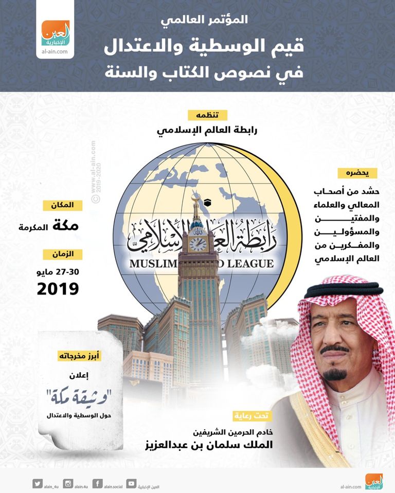 الجلسة الختامية لمؤتمر الوسطية والاعتدال بمكة