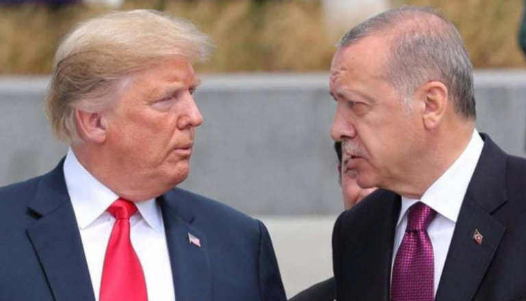 الرئيسان الأمريكي دونالد ترامب والتركي رجب أردوغان