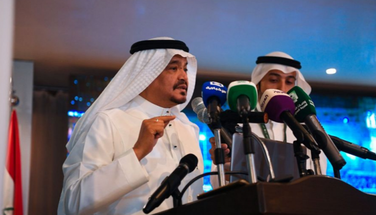 الدكتور محمد صالح بن طاهر بنتن وزير الحج والعمرة السعودي خلال المؤتمر الصحفي