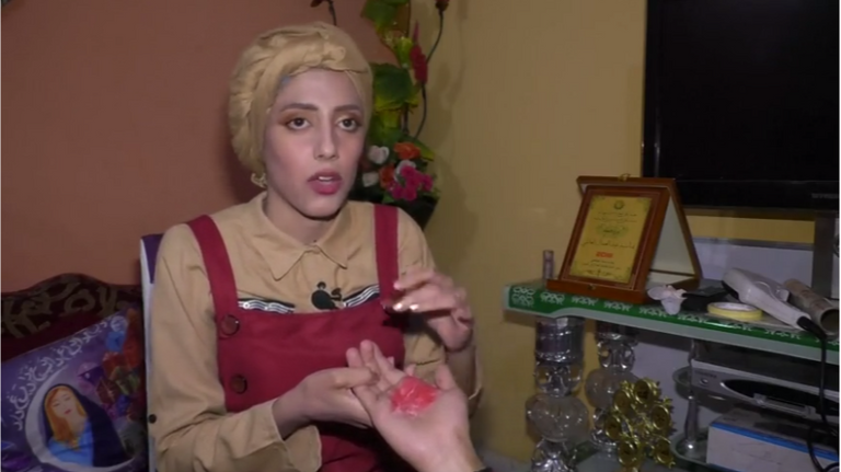 فنانة المكياج عذراء نافع حسن