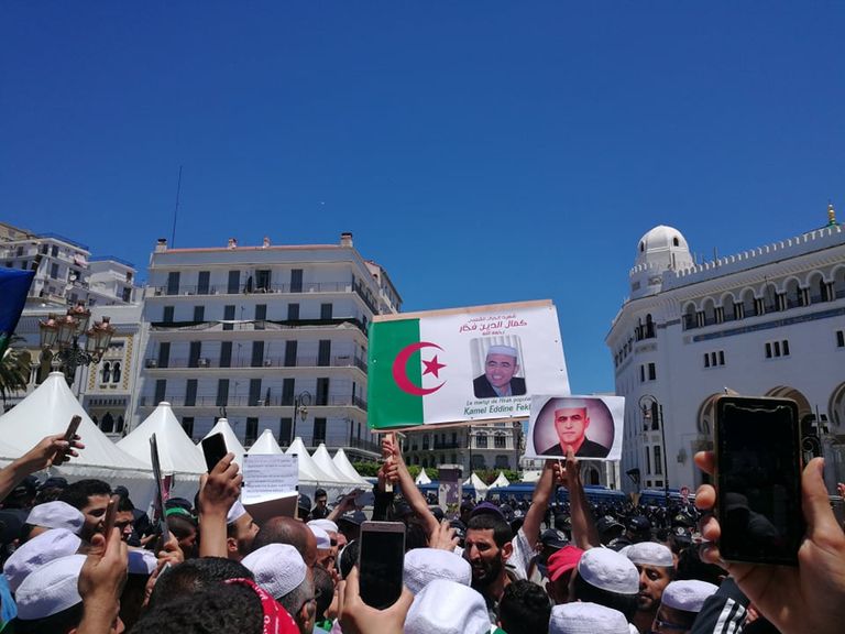 من مظاهرات الجزائريين في الجمعة الـ 15 من الحراك الشعبي