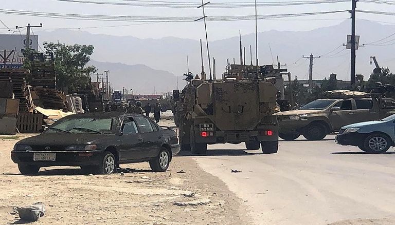 موقع انفجار في كابول اليوم الجمعة