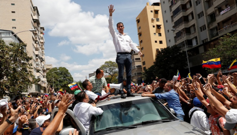 زعيم المعارضة في فنزويلا خوان جوايدو