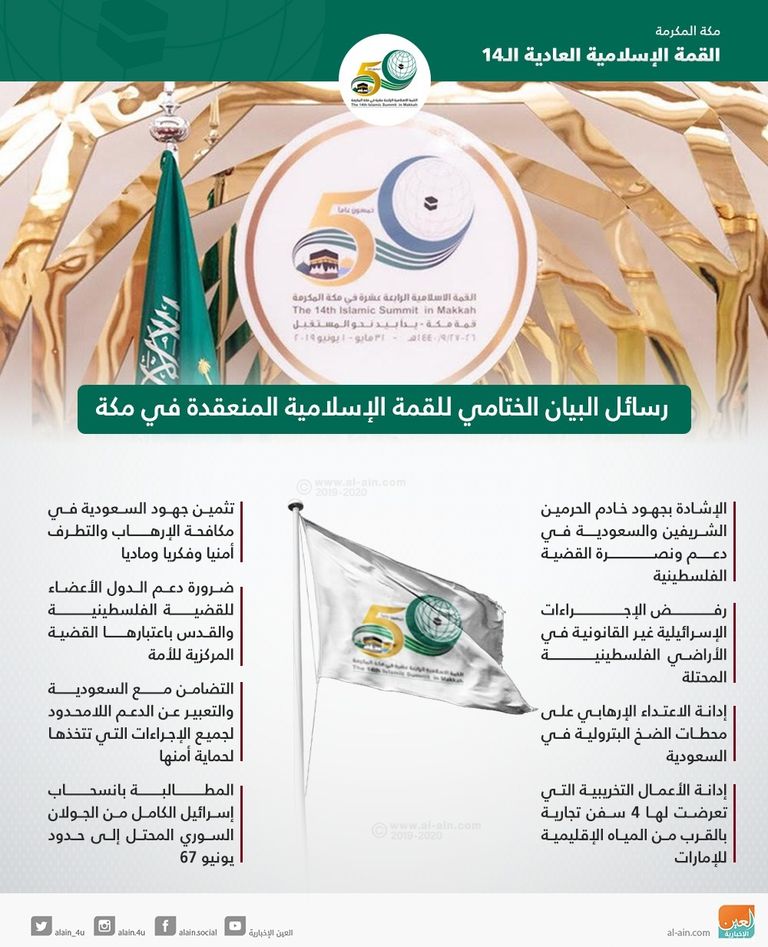 شعار القمة الإسلامية الـ14 في مكة المكرمة