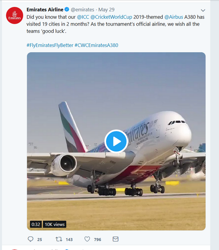 طيران الإمارات تُسيّر أقصر رحلة لأكبر طائرة في العالم