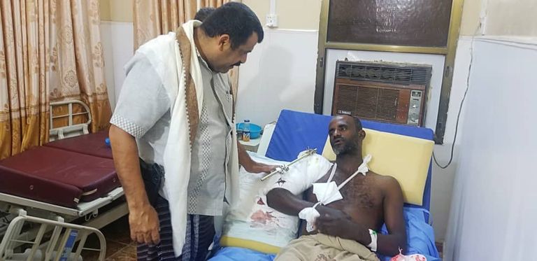 الجندي المصاب