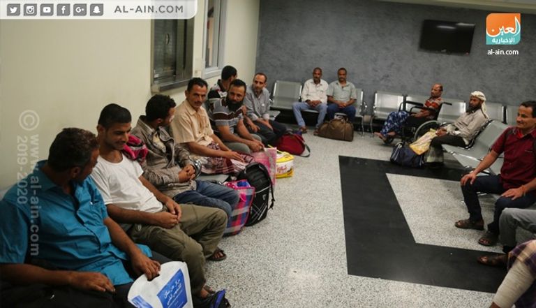 استقبال جرحى يمنيين لعلاجهم بالمستشفيات المصرية على نفقة الإمارات