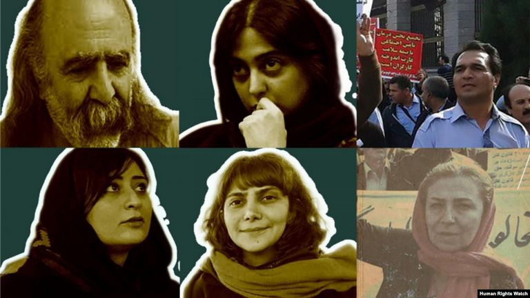 بعض النشطاء الإيرانيين المعتقلين احتجاجات مناهضة للنظام في إيران - أرشيفية