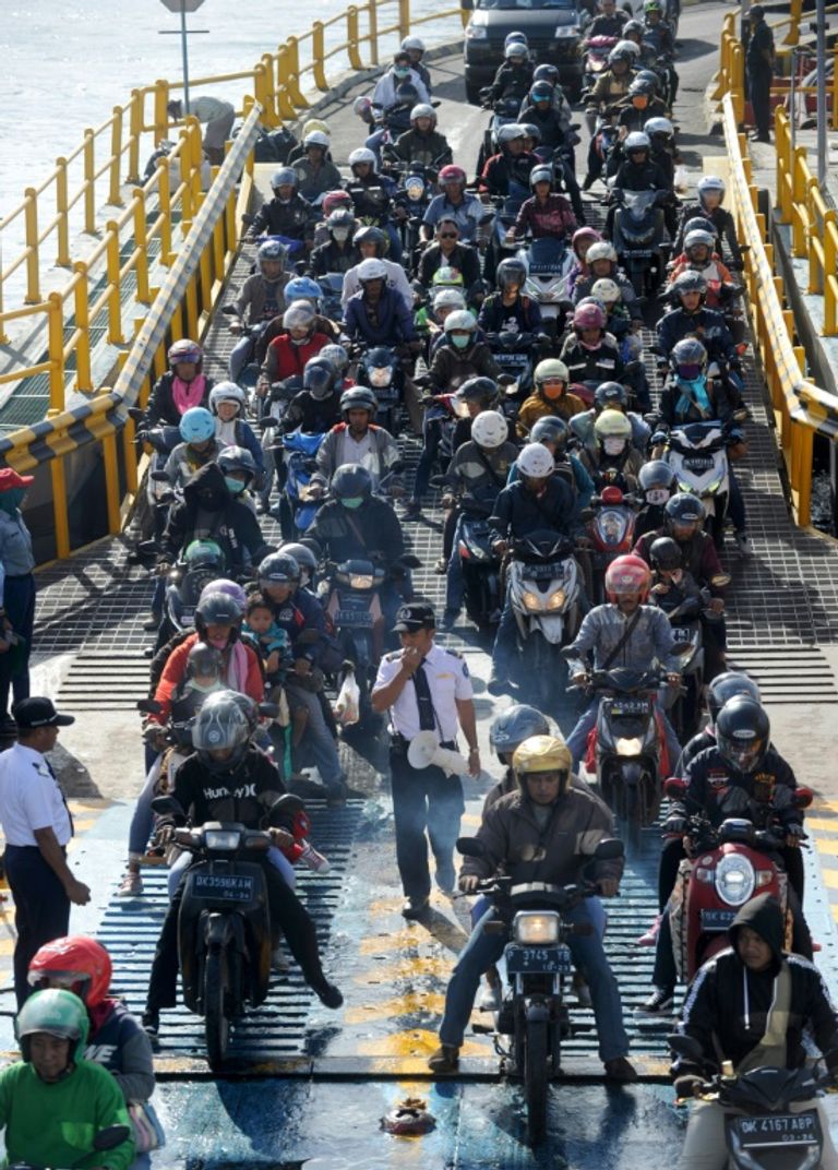 مدن إندونيسيا خالية من السكان مع حلول عيد الفطر