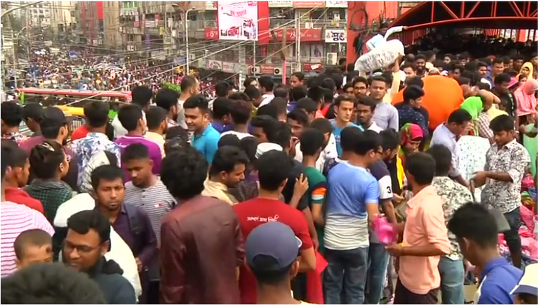 حركة دؤوبة في أسواق بنجلاديش