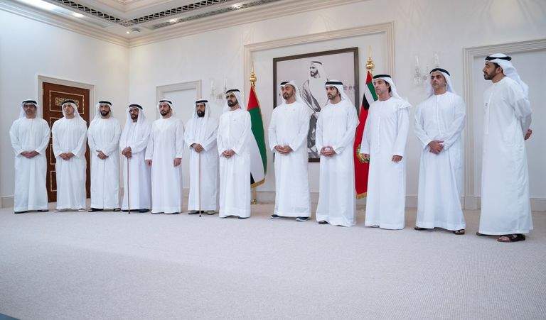 محمد بن راشد ومحمد بن زايد يهنئان "حماة الوطن" بعيد الفطر