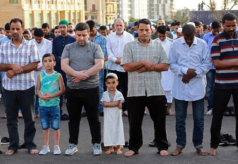 جانب من صلاة العيد بالمسجد الحرام