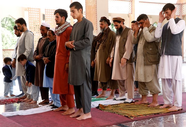 جانب من صلاة العيد بالمسجد الحرام