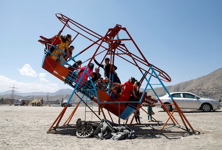 جانب من صلاة العيد بالمسجد الحرام