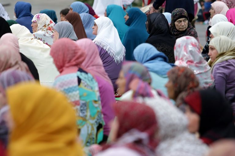 جانب من صلاة العيد بالمسجد الحرام