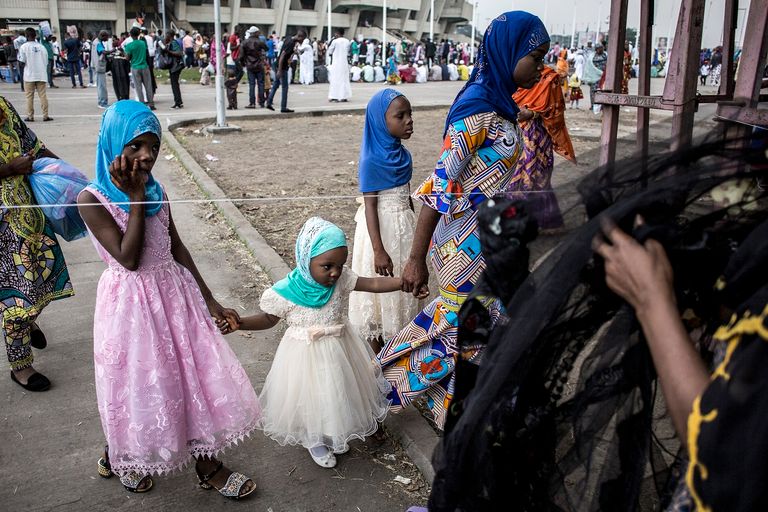 جانب من صلاة العيد بالمسجد الحرام