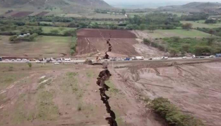 الانهيار الأرضي في منطقة دلجا