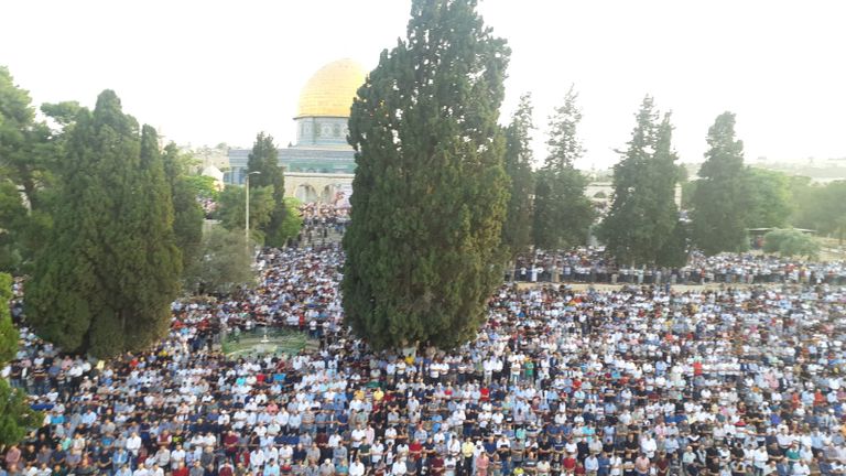 صلاة عيد الفطر في القدس