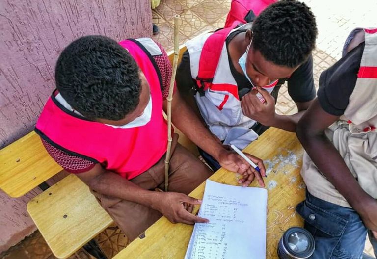 الهلال الأحمر في غات الليبية