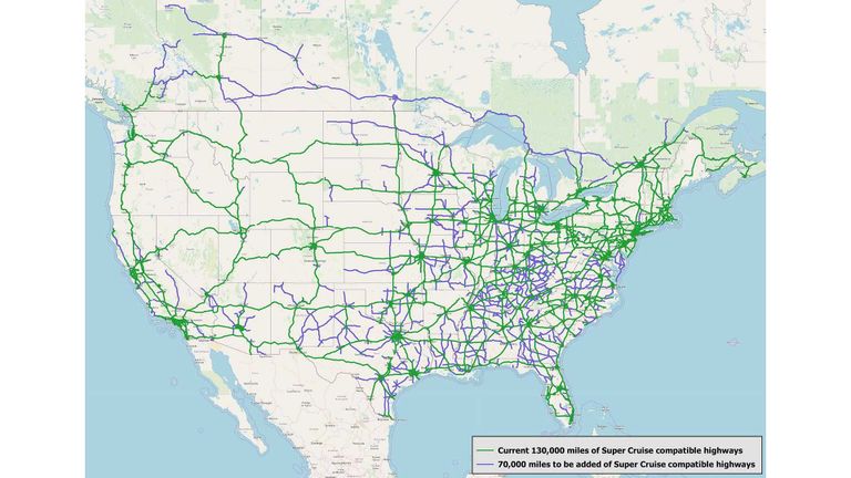 نظام "سوبر كروز" الملاحي من كاديلاك