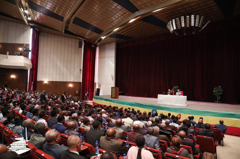 صورة لرئيس الوزراء الإثيوبي آبي أحمد