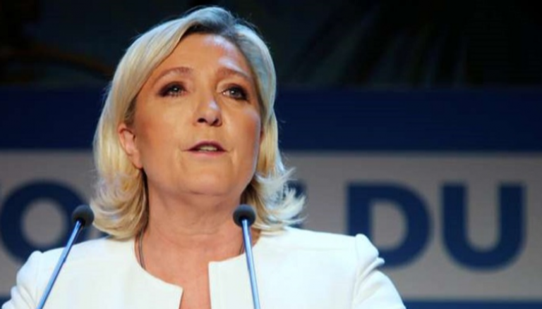 زعيمة اليمين المتطرف في فرنسا مارين لوبن