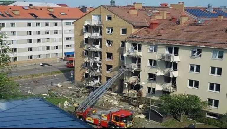 انفجار ببلدة سويدية يلحق أضرارا في مبان