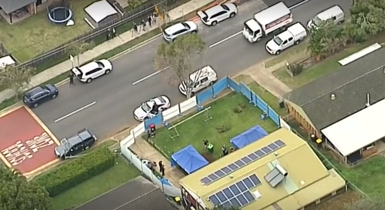 عناصر الشرطة تباشر عمليات الحفر