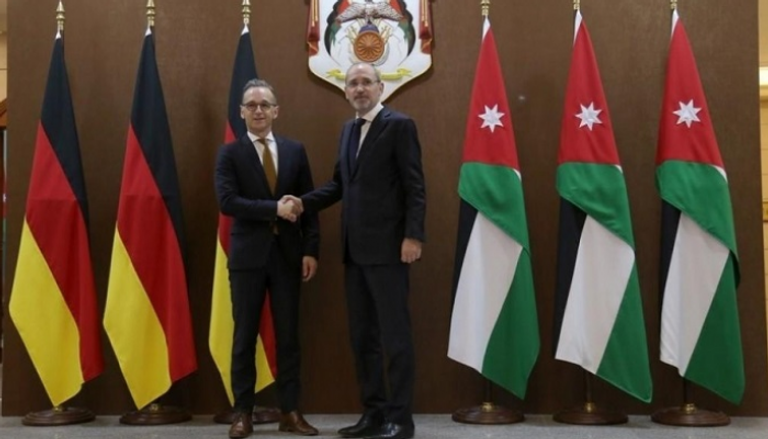 وزير الخارجية الأردني ونظيره الألماني