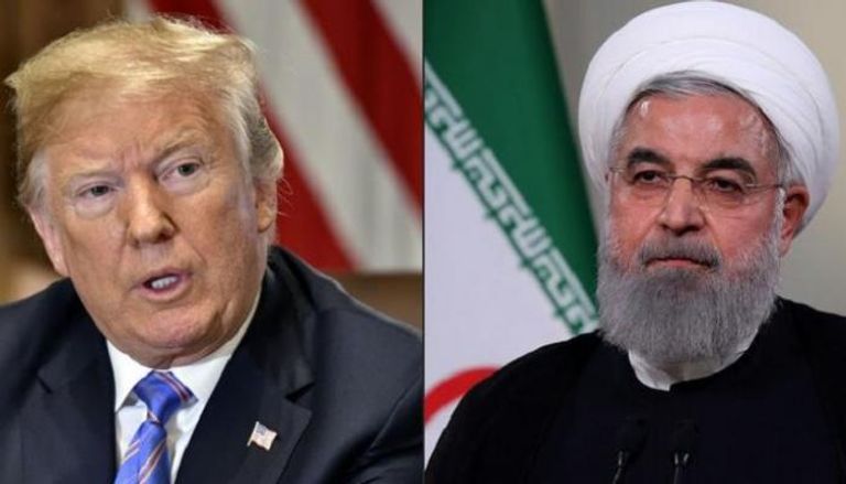 الرئيسان الأمريكي دونالد ترامب والإيراني حسن روحاني