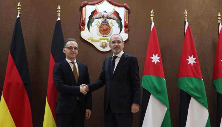 وزير الخارجية الأردني ونظيره الألماني