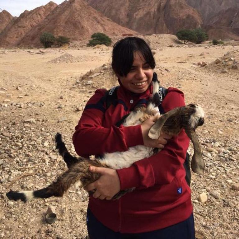 "جوزفين" فتاة سكندرية حاربت ظلام العيون بتسلق الجبال