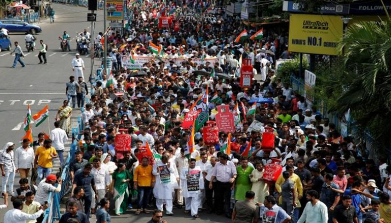 احتجاجات سابقة في الهند بعد اغتصاب طفلة عمرها 7 أعوام