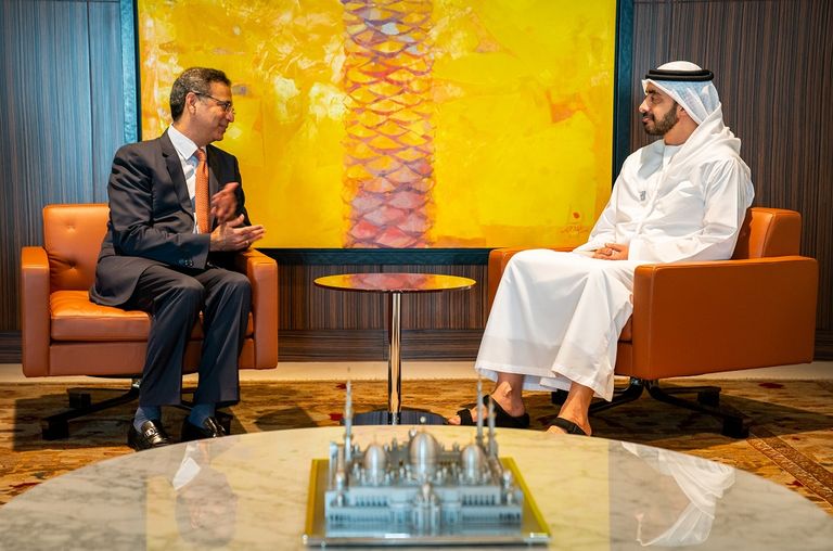 الشيخ عبدالله بن زايد آل نهيان وسفير باكستان