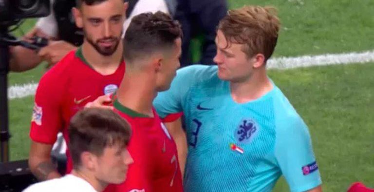 كريستيانو رونالدو وماتياس دي ليخت