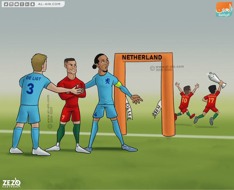 كريستيانو رونالدو نجم منتخب البرتغال