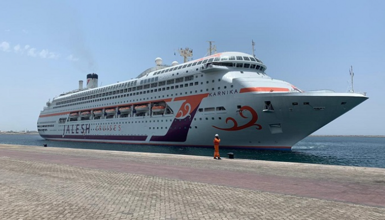 دبي تستقبل أول سفينة سياحية هندية تزور المنطقة