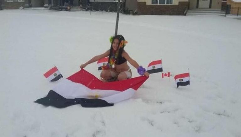 طفلة تروج للسياحة المصرية في كندا